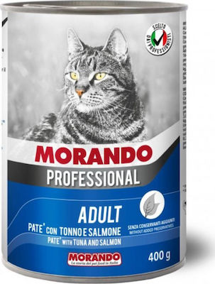 Morando Professional Hrana umeda pentru pisici adulte in Poate cu Somon / Ton 400gr 1buc