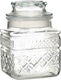 Click General Use Glass Jar with Airtight Lid Transparent 12.5x12.5x17cm 1 Piece