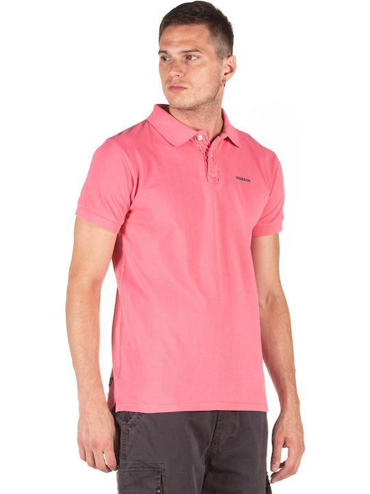 Emerson Ανδρικό T-shirt Κοντομάνικο Polo Coral Pink