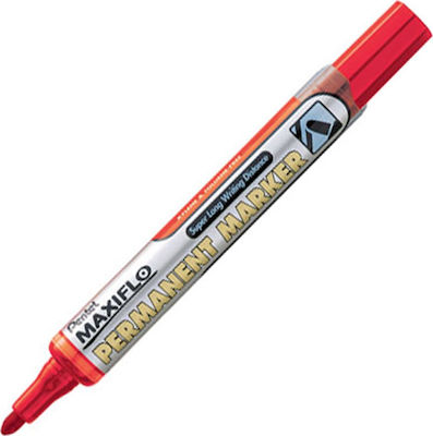 Pentel Maxiflo Permanent Marker 1mm Rot