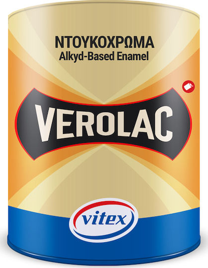 Vitex Βερνικόχρωμα Αντιδιαβρωτικό Διαλύτου Verolac 0.75lt 48 Γυαλιστερό