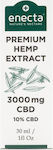 Enecta Premium Extract Έλαιο Κάνναβης σε Σταγόνες 3000mg με 10% CBD 30ml