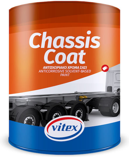 Vitex Βερνικόχρωμα Αντισκωριακό Διαλύτου Chassis-Coat 2.5lt Μαύρο