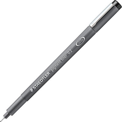 Staedtler Pigment Liner 308 Marker de Proiectare 0.2mm Negru