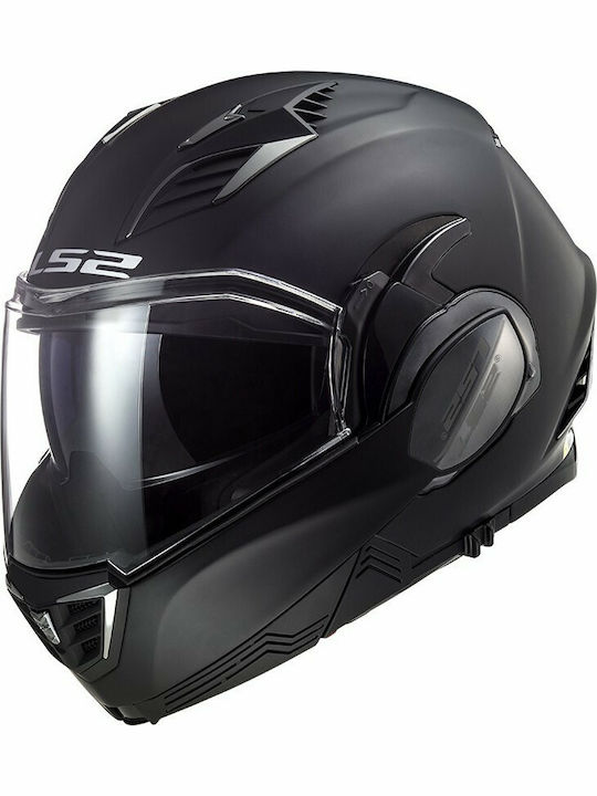 LS2 FF900 Valiant II Solid Matt Black Motorradhelm Modular ECE 22.05 1700gr 50900 14 11