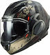 LS2 FF900 Valiant II Gripper Modular Helmet with Sun Visor ECE 22.05 1700gr Matt Antique Gold