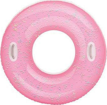 Legami Milano Φουσκωτή Σαμπρέλα Θαλάσσης Donut με Χειρολαβές Ροζ 120εκ.