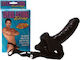 Seven Creations Hollow Everlasting Dildo with Harness Harness με Dildo σε Μαύρο Χρώμα