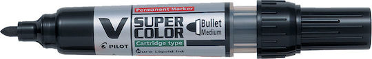 Pilot V-Super Color Permanent Marker 0.9mm Schwarz