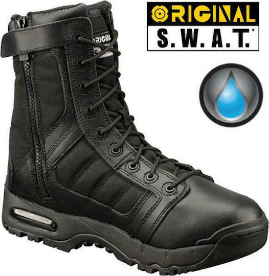 Original S.W.A.T. Military Boots Metro Air 9 SZ WP Leather Black 07733