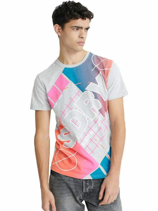 Superdry Court Men's Short Sleeve T-shirt Gray