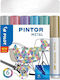 Pilot Pintor Medium Markere Permanente 1.4mm Multicolor 6buc