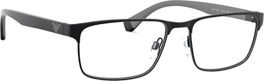 Emporio Armani Metal Eyeglass Frame Black EA1105 3014