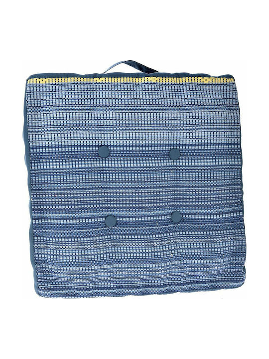 Iliadis Floor Pillow Blue 40x40cm.