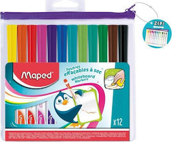 Maped Fancy Whiteboard Markers 1.2mm Multicolour 12pcs