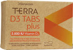 Genecom Terra D3 Plus Vitamină pentru Imunitate 2000iu 60 softgels