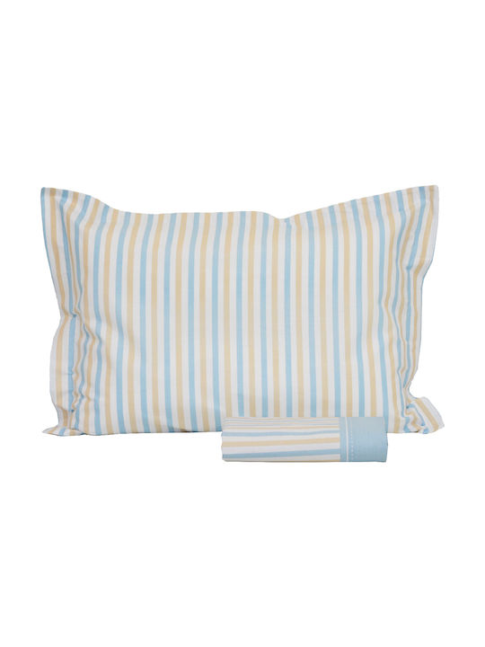 Anna Riska Mix & Match Baby Sheet Crib Cotton Light Blue 120x165cm