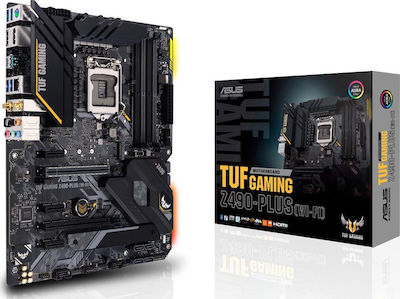Asus TUF Gaming Z490-Plus (WI-FI) Placă de bază ATX cu Intel 1200 Socket