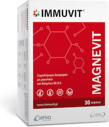 Leriva Pharma Immuvit Magnevit 30 Капсули Leriva Pharma Immuvit Magnevit 30 Капсули