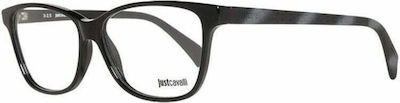 Just Cavalli Femei Plastic Rame Ochelari Negru JC0686 001