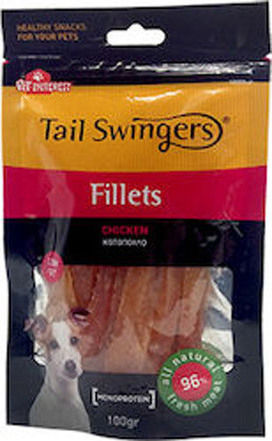 Pet Interest Tail Swingers Fillets Dog Treat with Chicken 100gr 1125