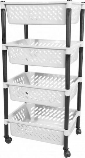 Nektarplast Troler Plastic Capacitate 4 Alb