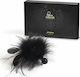 Bijoux Indiscrets Pom Pom Kitzelfeder in Schwarz Farbe