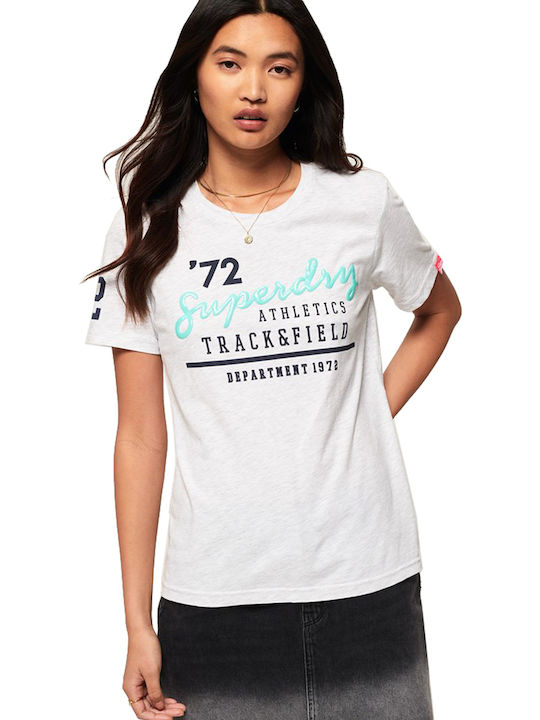 Superdry Track Field Women's T-shirt Gray