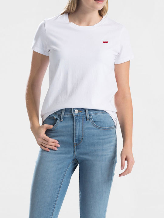 Levi's The Perfect Γυναικείο T-shirt Λευκό
