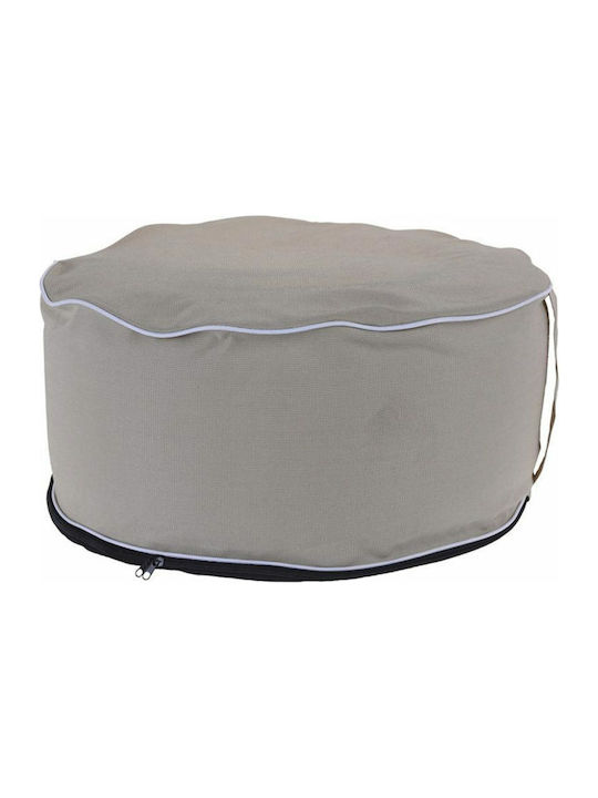 Bean Bag Stool 170456170 Μπεζ 55x55x25cm