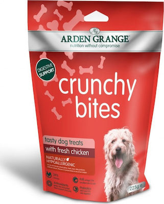 Arden Grange Crunchy Bites Μπισκότο Εκπαίδευσης για Κουτάβια Διαίτης με Κοτόπουλο 225gr