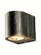 Aca Wall-Mounted Outdoor Spot Light IP54 GU10 Bronze