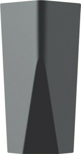 Aca Noza Wall-Mounted Outdoor Ceiling Light LED IP65 11W with Warm White Light Double Beam 10.6x6.2x20εκ.