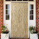 vidaXL Fabric Door Curtain Beige 100x220cm 284284