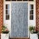 vidaXL Fabric Door Curtain Grey-White 90x220cm ...