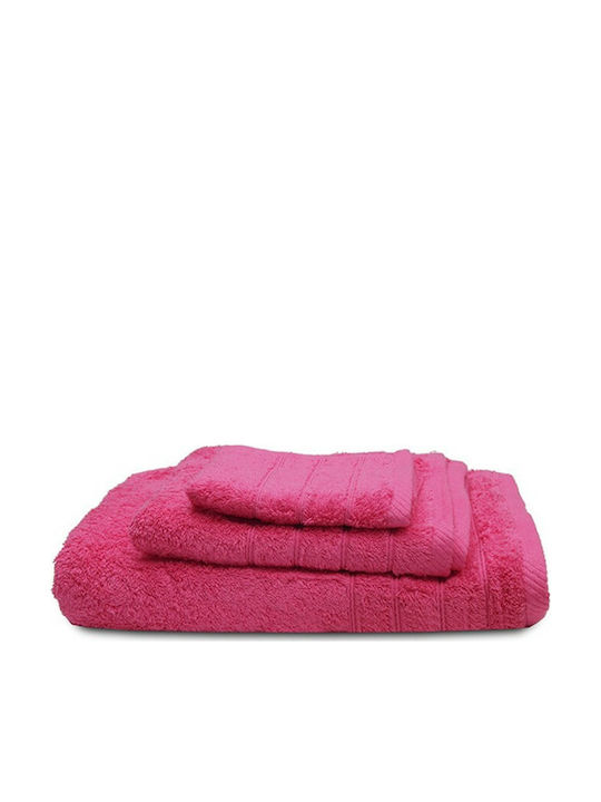 Sunshine Bath Towels Set 3 pcs Dory Fuchsia 14 ...