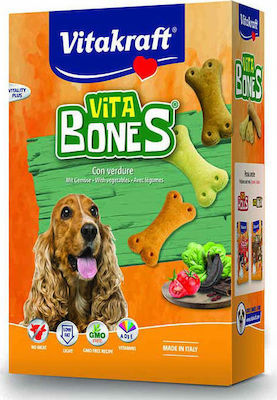 Vitakraft Vita Bones Biscuit Dog with Spinach, Tomato and Carob 400gr 330008