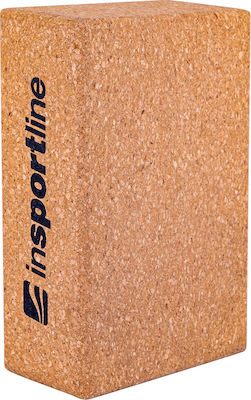 inSPORTline Yoga Block Brown 23x15x7.5cm