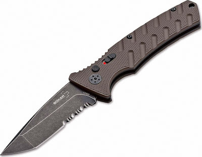 Boker Plus Strike Taschenmesser Braun mit Klinge aus Stahl in Scheide