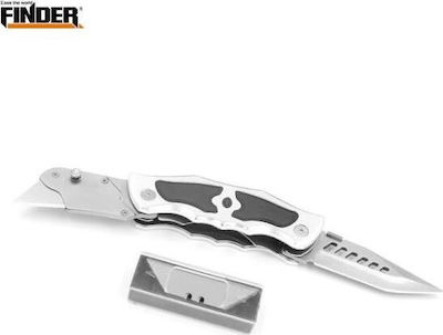 Finder Pocket Knife Silver with Blade made of Steel