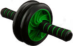 Welfit W1732 Abdominal Wheel Green with Anti-Slip Handles