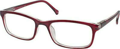 Eyelead E166 Lesebrille +1.50 in Burgundisch Farbe E166 E 166