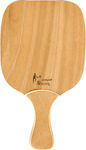 "το αγόρι" Beach Racket Racing with Straight Handle Beige & Beige 350gr