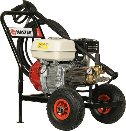 Master RW 180AR Hochdruckreiniger Benzin 211cc 7hp mit Druck 186bar und Metallpumpe