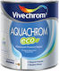 Vivechrom Ripolin Екологичен Water Aquachrom Eco 0.75лт Бял Сатен
