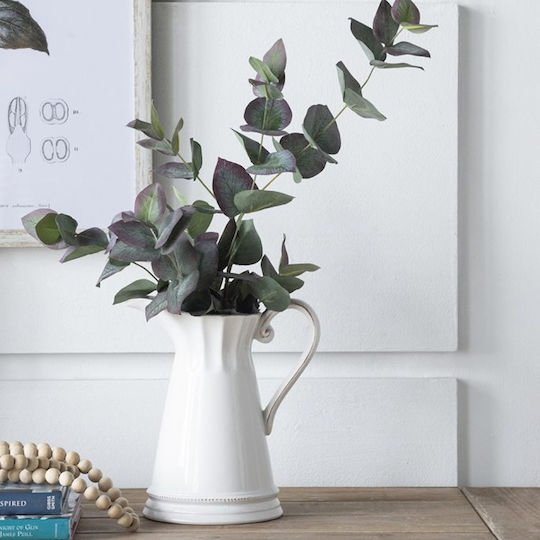 Изкуствен декоративен клон Евкалипт Green 92см Artekko