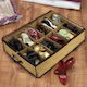 Fabric Storage Case for Shoes in Beige Color 57x66x13cm 1pcs