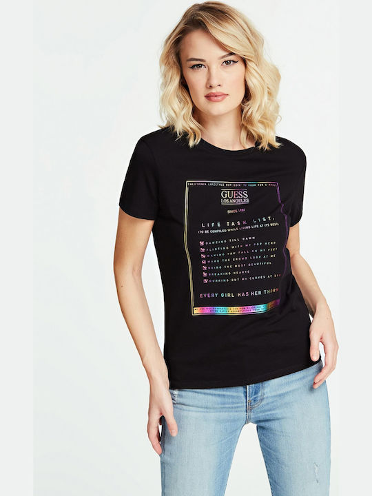 Guess Women's T-shirt Black