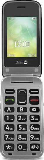 Doro 2424 Single SIM Mobile with Large Buttons Graphite Silver