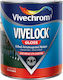 Vivechrom Χρώμα Αντισκωριακό Διαλύτου Vivelock 0.75lt Λευκό Γυαλιστερό